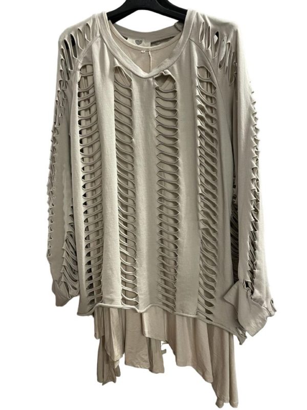 Set Oberteil mit cutout´s und dazu passendes Longtop One Size Italien Style passt 48-52/54 – Bild 7