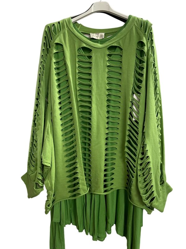 Set Oberteil mit cutout´s und dazu passendes Longtop One Size Italien Style passt 48-52/54 – Bild 6