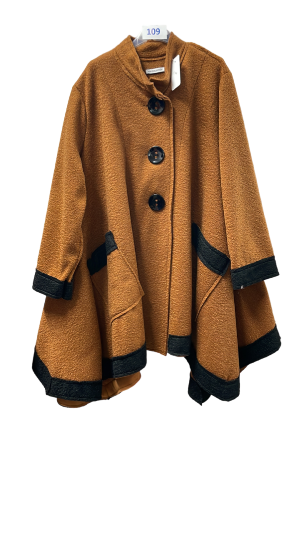 Teddy Tellerjacke/Mantel Größe 50-54