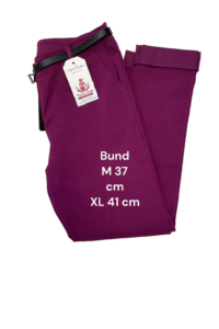 Stretchhose lila Größe M