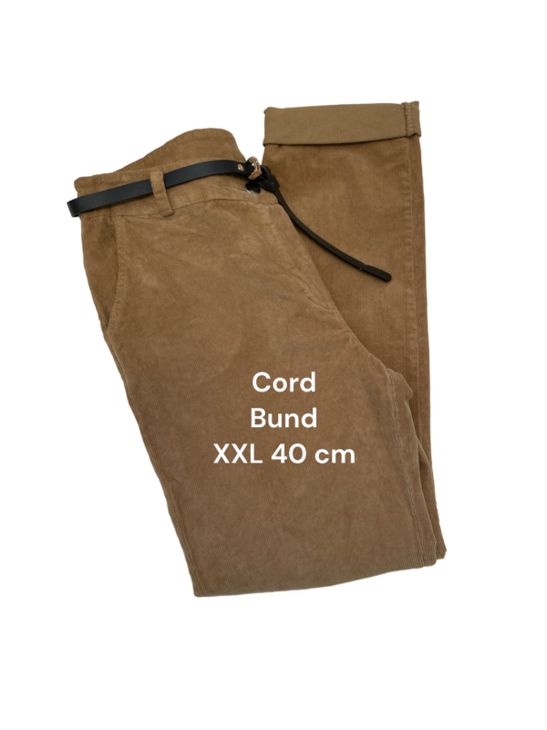 Cordhose braunbeige Größe XXL