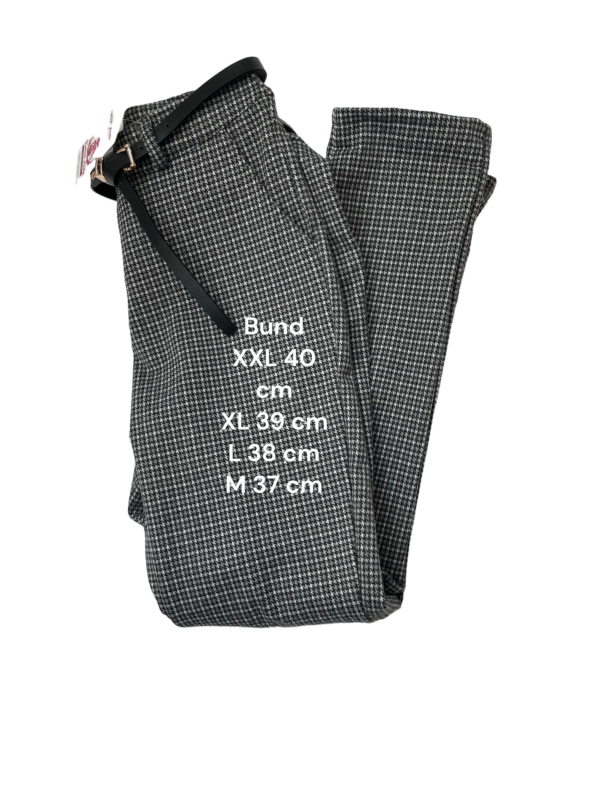 Hahnentritt Gemustert hose Größe M-XXL