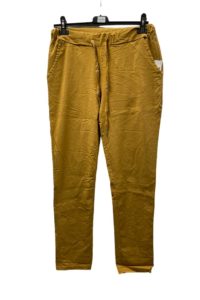Stretchhose senf/hellsenf Größe 44/46 Bund ungedehnt 40 gedehnt 55 cm
