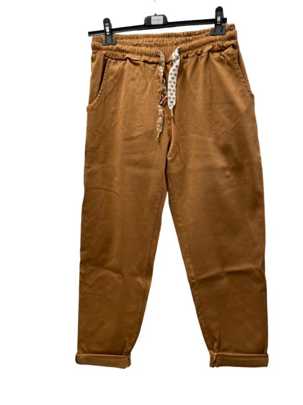 Stretchhose Olger/Grün Größe 44 Bund ungedeht 35 cm gedehnt 45 cm