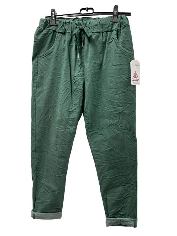 Stretchhose in verschiedenen Farben Größe ca. 44/46 Bund ungedehnt 40 cm gedehnt 50 cm – Bild 3