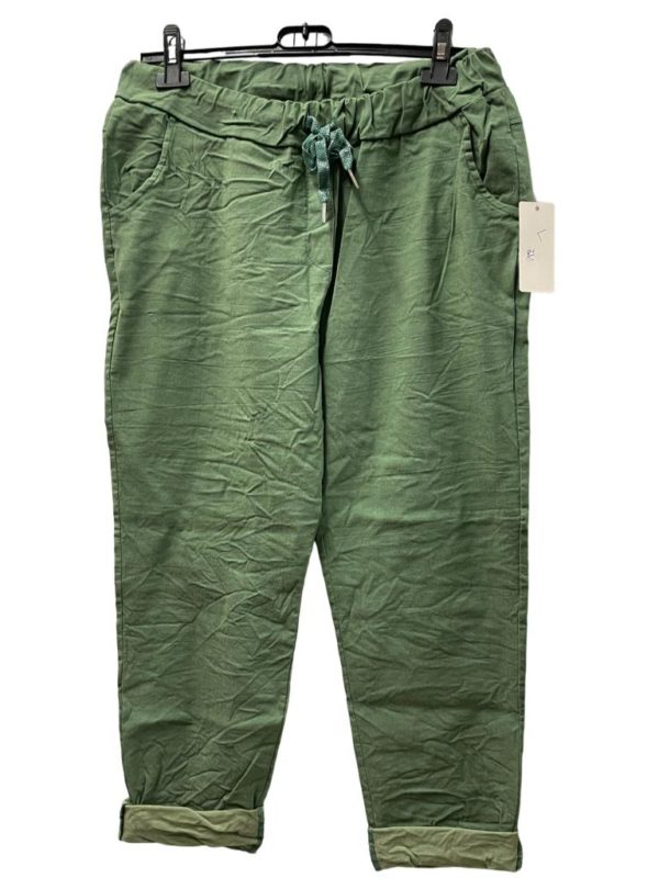 Stretchhose in verschiedenen Farben Größe ca. 44/46 Bund ungedehnt 40 cm gedehnt 50 cm – Bild 5