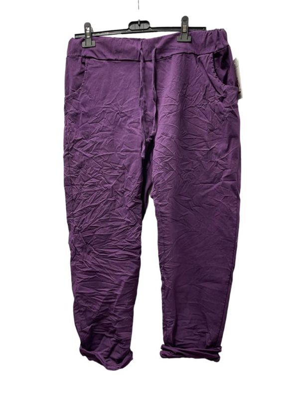 Stretchhose violett XL - XXL - XXXL