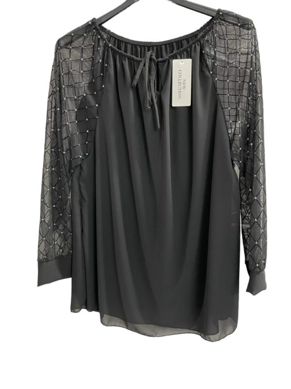 Bluse mit Glitzer AA 61 cm Länge 76 cm – Bild 2