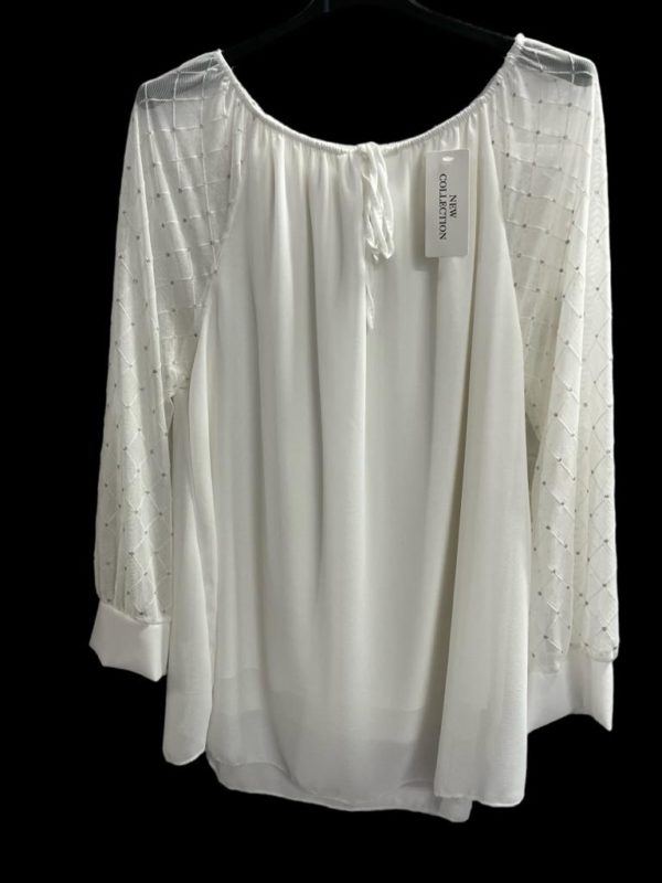 Bluse mit Glitzer AA 61 cm Länge 76 cm – Bild 3