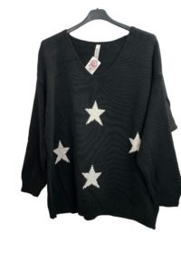 Pulli mit Sternen AA 70 cm Länge 76 cm