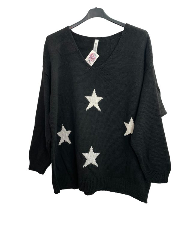 Pulli mit Sternen AA 70 cm Länge 76 cm
