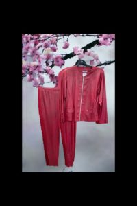 Lederoptikkombi rot Magna Größe 40-58