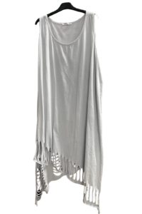 Cut out Tuniken mit einem AA von 70 cm - helles grau