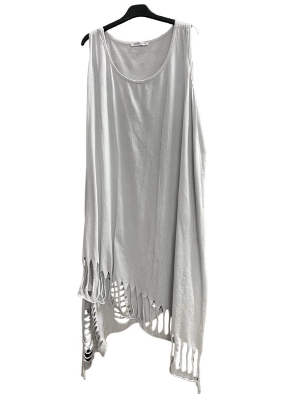 Cut out Tuniken mit einem AA von 70 cm - helles grau