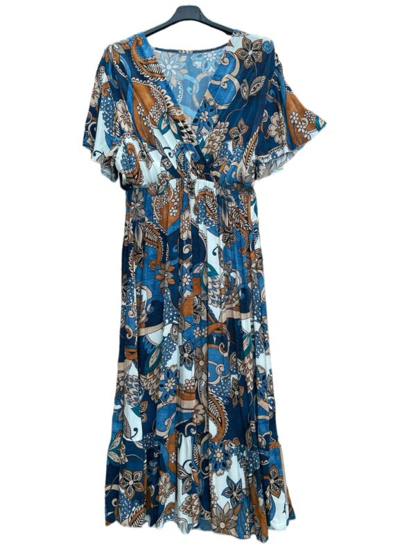 Maxikleid gemustert AA 60 cm Länge 136 cm