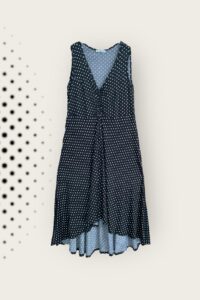 Magna Vintage Kleid schwarz 44/46 AA 51 cm