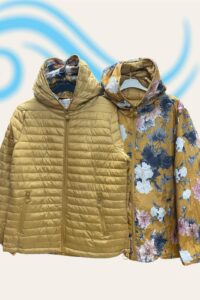 Wendejacke gold erhältlich in 40/42, 44/46, 48/50