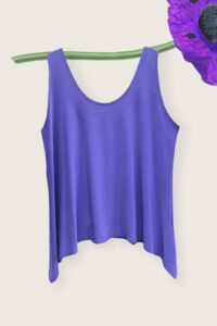 Magna Top zipfelig in lila 40-58