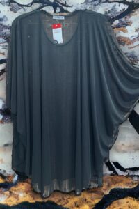 Magna Oversized Tunika in schwarz