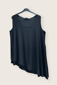 Magna schräg Tunika in schwarz 44-58