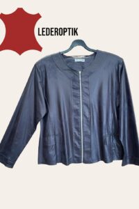 Magna Lederoptikjacke in dunkelbraun 40-56