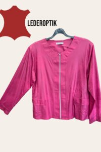 Magna Lederoptikjacke in hell-fuchsia 40-56