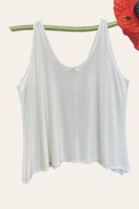 Magna Top zipfelig in weiß 40-58