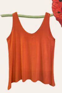 Magna Top zipfelig in orange 40-58