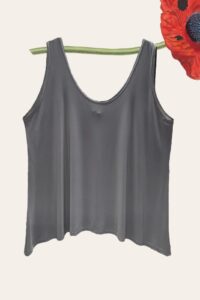 Magna Top zipfelig in taupe 40-58